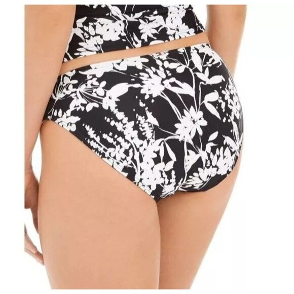Tommy Hilfiger XL Mid-Rise Bikini Bottom Moderate Coverage Floral Swimwear - Picture 8 of 8